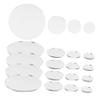 BESPORTBLE 40pcs Sheets Acrylic Miniature Bases Round Doll Display Stands for DIY Crafts for Tabletop War Games and Personalizable view 1