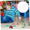 BESPORTBLE 40pcs Sheets Acrylic Miniature Bases Round Doll Display Stands for DIY Crafts for Tabletop War Games and Personalizable view 2