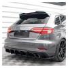 Style Rear Spoiler Cap Compatible for Audi S3 A3 S-Line Sportback 8V Facelift 2016-2019 Car Rear Trunk Roof Spoiler Wing Tuning view 2