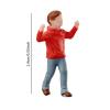 1:64 Scale Diorama Figure Miniature Layout Street People Figure Fairy Garden Hobby Collections Desktop Ornament Mini Figurine view 2