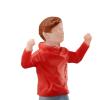 1:64 Scale Diorama Figure Miniature Layout Street People Figure Fairy Garden Hobby Collections Desktop Ornament Mini Figurine view 4