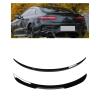 Compatible for Benz E Class Coupe C238 M4 Style Boot Rear Trunk Spoiler Deflector E53 AMG Carbon Fiber Look Gloss Black Wings(AMG Black) view 2