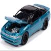 1991 Eclipse GSX Tennessee Blue Metallic with Black Top Import Legends Series 1/64 Diecast Model Car by Auto World 64502-AWSP189B view 1