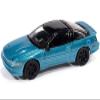 1991 Eclipse GSX Tennessee Blue Metallic with Black Top Import Legends Series 1/64 Diecast Model Car by Auto World 64502-AWSP189B view 2