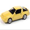 1988 Conquest TSi San Marino Yellow Modern Muscle Series 1/64 Diecast Model Car by Auto World 64502-AWSP187B view 2