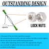 2026 New Stainless Steel Turnbuckles Tie Rods with Spacers fit for 1/10 Traxxas Slash 4X4VXL,Slash 2WD,Hoss 4X4VXL,Rustler 4X4 VXL,Rustler 2WD,Stampede VXL,Bandit/VXL,RC Car Hops Up Parts(Green) view 3