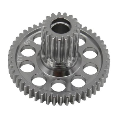 RC Car Parts Compatible with Tamiya for Grasshopper for Hornet for Midnight for Pumpkin for Unimog for Pajero Aluminum Alloy 17T 50T Counter Gear