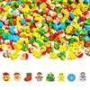 400PCS Mini Cute Christmas Erasers for Kids Bulk,Fun Erasers for Classroom Back to School Party Gift (Christmas, Mini) view 1