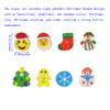 400PCS Mini Cute Christmas Erasers for Kids Bulk,Fun Erasers for Classroom Back to School Party Gift (Christmas, Mini) view 2