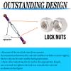 2026 Stainless Steel Turnbuckles Tie Rods with Spacers fit for 1/10 Traxxas Slash 4X4VXL,Slash 2WD,Hoss 4X4VXL,Rustler 4X4 VXL,Rustler 2WD,Stampede VXL,Bandit/VXL,RC Car Hops Up Parts(Purple) view 4