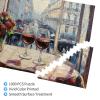 Cafemira 1000 Piece Adult Wooden Jigsaw Puzzle,Red Wine in Crystal Glass,Elegant Pour Moment,Exercise Hands on Ability and Thinking Patience,Ideal for Party Game Nights,Pleasure Both Body &Mind view 2