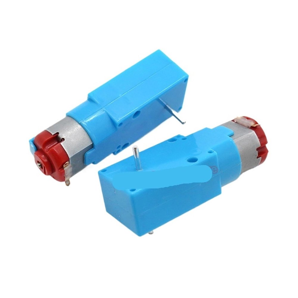 1PC DC 3V-6V 220RPM Slow Speed Worm Gear electronic starter 130 Turbo Gearbox Dual Shaft Axis DIY Robot Smart Car Toy Model RSHVOBRRS
