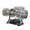 YounggDiy 1/4 Metal Turboshaft Engine Kit That Runs, DIY Simulation Electric Military Helicopter Engine Model, Creative Display Collection Model, Birthday Toy Gift view 4