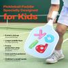 VEVOR Kids Pickleball Paddle, Lightweight Youth Pickleball Paddle with Small Grip and Cute Pattern, Fiberglass Pickle Ball Racket & Honeycomb Core, Child Size for Kids, Youth, Boys & Girls view 2