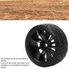 1/10 RC Drift Car Tires Hard Rubber Tyre Set for TT02 RC On Road Drifting Car Black 4PCS 62mm Diameter 26mm Width 12mm Hex view 2