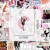 100Pcs Funny Dancing Stickers Perfect Dancer Sticker for Teens Adults, Snarky Vinyl Water Bottle Dance Decal Waterproof Cool Dancer Decals for Laptop Scrapbook Sarcastic Hard Hats view 3