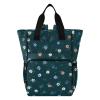 zyrtty Baby Diaper Bag Backpack White Pink Blue Floral Pattern Large Tote Baby Bag for Boys, Girls, Waterproof Multi Function Diaper Backpack, Travel Essentials for Moms view 1