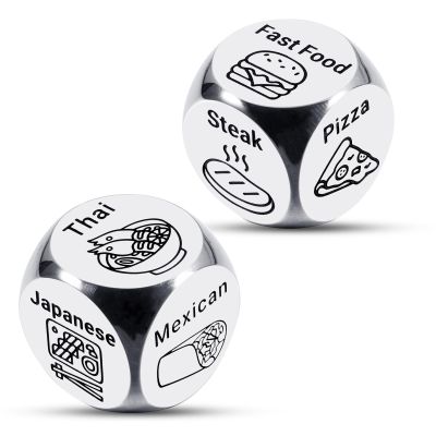 Men Gift Ideas for Valentines Day Food Gifts for Christmas Wife Stocking Stuffers for Women Men Anniversary Wedding Gifts for Him Her Mens 25th 7th Anniversay Birthday Gag Gift Food Dice