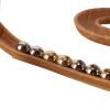 Art Perpetual Motion Machine Ornament Desk Non Stop Rolling Ball Toy Science Physics Gadget Desktop Decoration (Wood Grain) view 3
