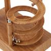 Art Perpetual Motion Machine Ornament Desk Non Stop Rolling Ball Toy Science Physics Gadget Desktop Decoration (Wood Grain) view 4
