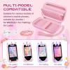 Smart Phone Case Compatible with KOKODI/for Luoba/for Yosfeng/for Luyiilo/for WEOLULI/for MOTCTQVD/for UCIDCI Toys Cell Phone, Toddler Learning Play Toy Phone Holder Bag -Pink view 2