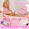 Smart Phone Case Compatible with KOKODI/for Luoba/for Yosfeng/for Luyiilo/for WEOLULI/for MOTCTQVD/for UCIDCI Toys Cell Phone, Toddler Learning Play Toy Phone Holder Bag -Pink view 4
