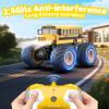 EversaleT 1/18 Remote Control School Bus Toy for Kids, 2.4GHz RC Monster Truck Toy with LED Lights & Sound, Rechargeable Electric Vehicle, Gift for Boys Girls view 4