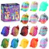 16PCS 3D Printed Dragon Eggs, Cool 3D Printer Mini Dragon Egg Set Articulated Crystal Fidget Toy for Boy Kids Teens Easter Basket Stuffers (16 Pcs) view 1