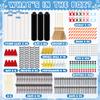 96 Pack Do You Want to Build a Snowman, Christmas Crafts for Kids DIY Kit, Build a Snowman Winter Indoor Decorations, Christmas Crafts Supplies, Christmas Activities School Family Party Supplies view 2