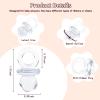 48 Pcs Acrylic Pacifiers for Baby Shower Game Boy Girl, 1.75 Baby Shower Pacifiers, Bulk Pacifier for Hunt Games, Decoration DIY, Gender Reveal Table Scatter, Party Favors(Clear) view 3