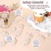 48 Pcs Acrylic Pacifiers for Baby Shower Game Boy Girl, 1.75 Baby Shower Pacifiers, Bulk Pacifier for Hunt Games, Decoration DIY, Gender Reveal Table Scatter, Party Favors(Clear) view 4
