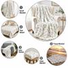 Fleece Baby Blanket for Girls Boys Pink Throw 50"x60" Marble Gold Line, Fluffy Fuzzy Flannel Soft Warm Plush Cozy Bed Blanket for Home Decor, Toddlers Infant view 3
