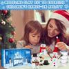 15 Pack Christmas Crafts Supplies, DIY Snowman Making Kit for Children, Christmas Stocking Stuffers, Air Dry Snowman Decorating Kit Winter Snowman Presents Toys for Christmas Holiday Decorations view 4