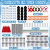 30 Pack Snowman DIY Kit, Christmas Crafts Supplies, Christmas Stocking Stuffers for Kids, Build a Snowman Kit with Air Dry Clay Xmas Stocking Stuffers Presents for Party Favors Winter Activities view 2