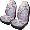 Quelytytrip Hummingbird Print Car Seat Covers for Women,Universal Fit for Most Cars,SUVs,Trucks,Sedan,Cherry Blossoms Car Accessories view 3