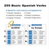 255 Essential Spanish Verbs Flash Cards Conjugation Flashcards (6 Simple Tenses) view 2