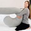C-Shaped Pregnancy Pillow  Full Body Maternity Support for Side Sleepers with Soft Washable Cover view 3