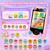 M SANMERSEN Kids Smart Phone for 3-6 Year Olds  2.8" Touchscreen, Dual Camera, 28 Learning Games, MP3 Music Player, 32GB SD Card  Educational Toddler Phone Toy for Boys & Girls view 2