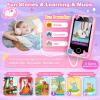 M SANMERSEN Kids Smart Phone for 3-6 Year Olds  2.8" Touchscreen, Dual Camera, 28 Learning Games, MP3 Music Player, 32GB SD Card  Educational Toddler Phone Toy for Boys & Girls view 3