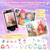 M SANMERSEN Kids Smart Phone for 3-6 Year Olds  2.8" Touchscreen, Dual Camera, 28 Learning Games, MP3 Music Player, 32GB SD Card  Educational Toddler Phone Toy for Boys & Girls view 4