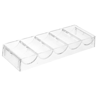 Milisten Multi Poker Chip Holder Resistant Storage Tray for Easy Organization and Classification of Poker Chips Portable Chip Box for Gaming and Events