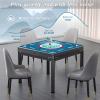 2F22E Mahjong Table Mat for American Mahjong, Neoprene Non-Slip Noise Reduction Mat with Printed Rules, 32.4 x 32.4 Inch Blue Table Cover for Poker, Cards & Board Games view 4