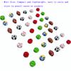 400PCS Mini Cute Ball Erasers for Kids Bulk,Fun Erasers for Classroom Back to School Party Gift (Ball, Mini) view 4