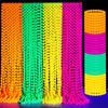 Ecally 96 Pcs Neon Bead Necklaces and Bracelets Set Glow in The Dark Party Supplies Colorful Glow Necklaces and Bracelets Bulk for Mardi Gras 80s Party Favors Carnival Concert Neon Night Accessories view 1