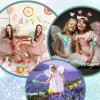 KingGlee Light Up Princess Magic Wand with Music Rechargeable Fairy Toy Butterfly Wands for Kids Girls Party Favors, 2PCS, Green view 4