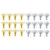 12 Pack Metallic Foil Spray Centerpiece Star Table Decoration Burst Table Centerpieces for Birthday Wedding Anniversary Graduation Holiday Party Supplies Decor view 1
