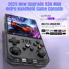R36Max Retro Handheld Game Console Premium Gift Set (with Star Card & Black Gold Bag),4" IPS Screen,128GB 21000+Games,Portable Handheld Linux System for Adults (White*128Gb) view 3