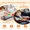 BizyKoady Busy Book for Toddlers 1-3, Montessori Toys for 1 Year Old, Kids Travel Toys, Educational Activity Book, Birthday Gifts for Boys & Girls, Washable Felt Busy Board, Giraffe view 2