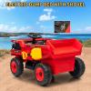 12V Ride On Dump Truck for Kids Electric Ride On Car Toy Toddlers 4 Wheeler Construction Vehicles with Remote Control, Dump Bed, Shovel, LED Lights, Music, for Kids 3-8, Red view 4