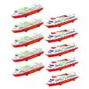 BESPORTBLE 10Pcs Gliding Steamship Pull Back Models for Imaginative Play Safe and Promotes Creativity and Social Skills Random Patterns view 1